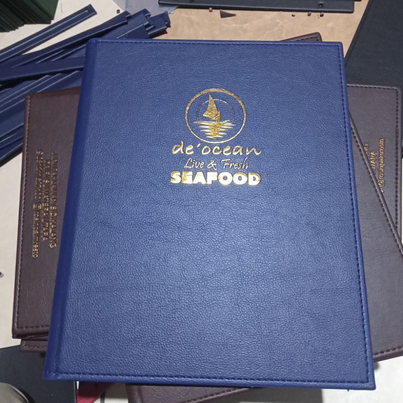 

Buku Menu Ukuran A4 Dibaut + Siku Dalam
