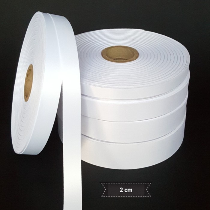 Kain Bahan Tali Tisu / Bahan Tali Printing Sublim / Pita Lanyard Tisu