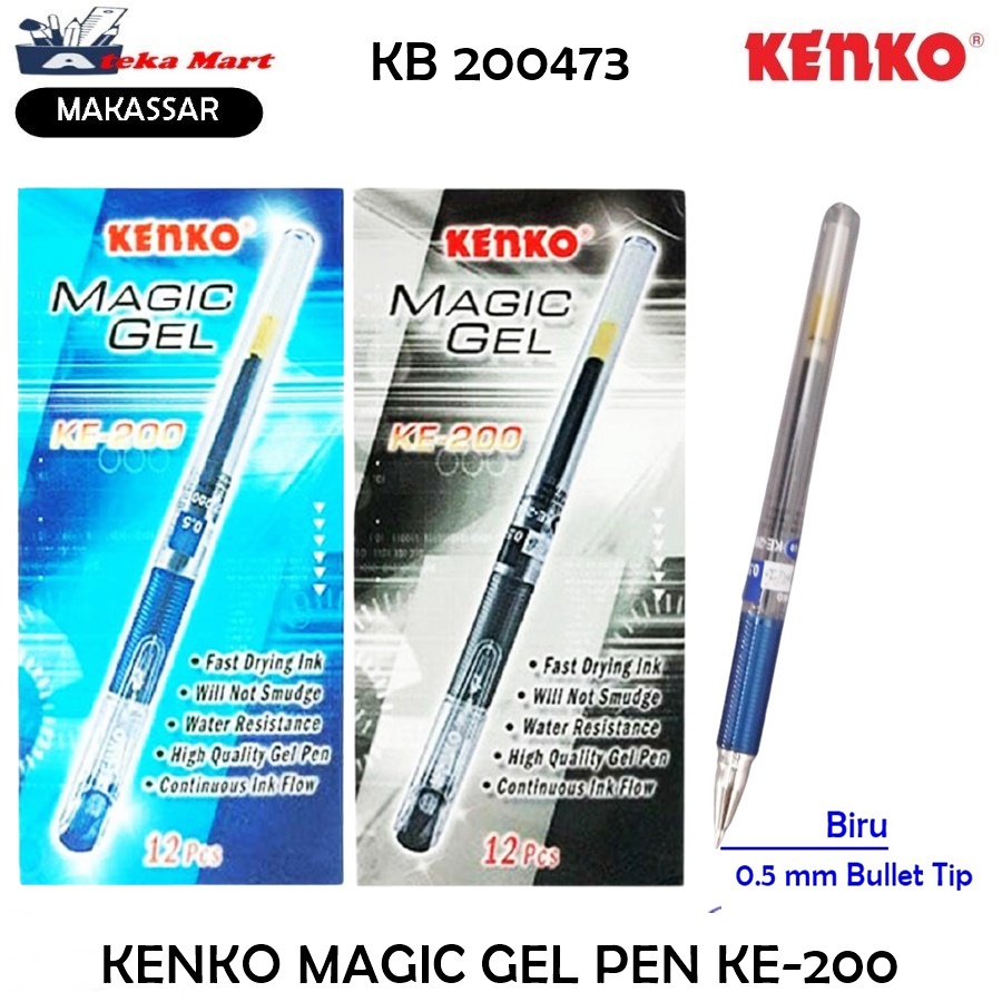 

[BOX/12PCS] KENKO MAGIC GEL PEN KE-200 HTM