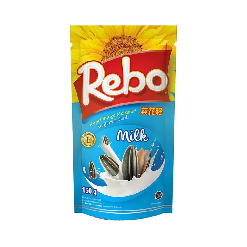 

Re-Bo Kuaci Matahari Milk Flavour 150Gr