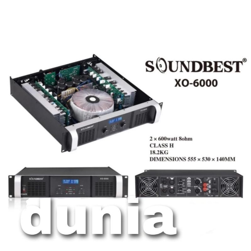 Power Soundbest XO 6000 Original Amplifier Class H SOUNDBEST XO6000