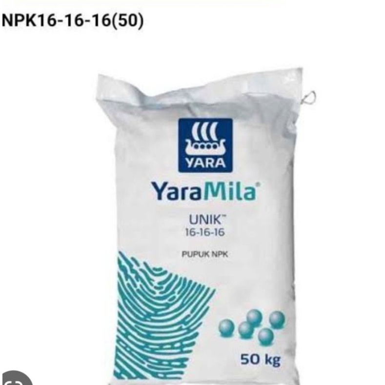 PUPUK NPK 16-16-16 YARAMILLA /MUTIARA BUAH/kemasan reepack 1kg