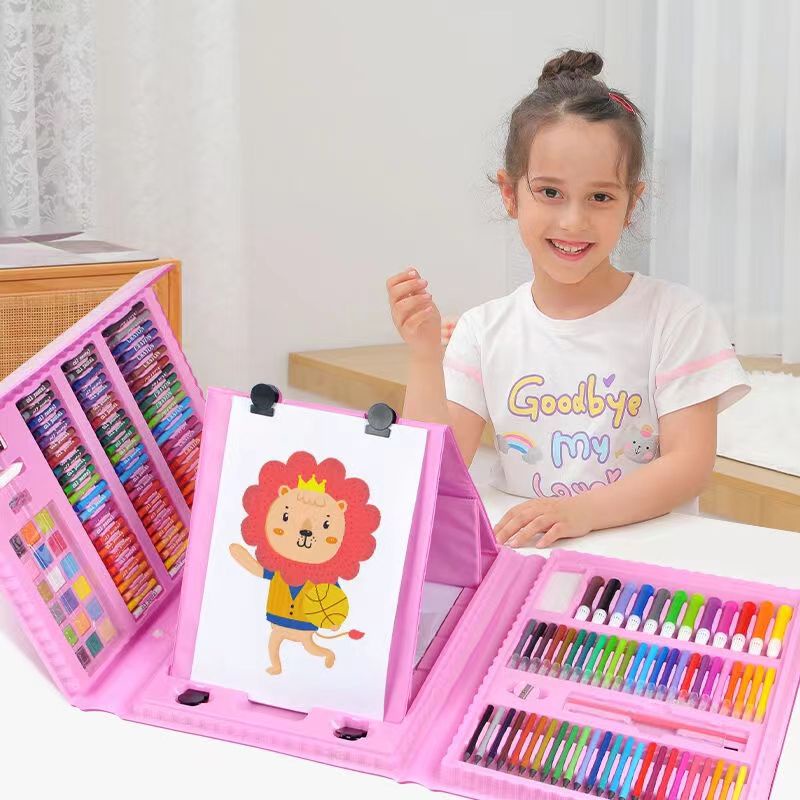 Crayon Anak Pengasah Arshet 208pcs Alat Menggambar Melukis Anak Anak