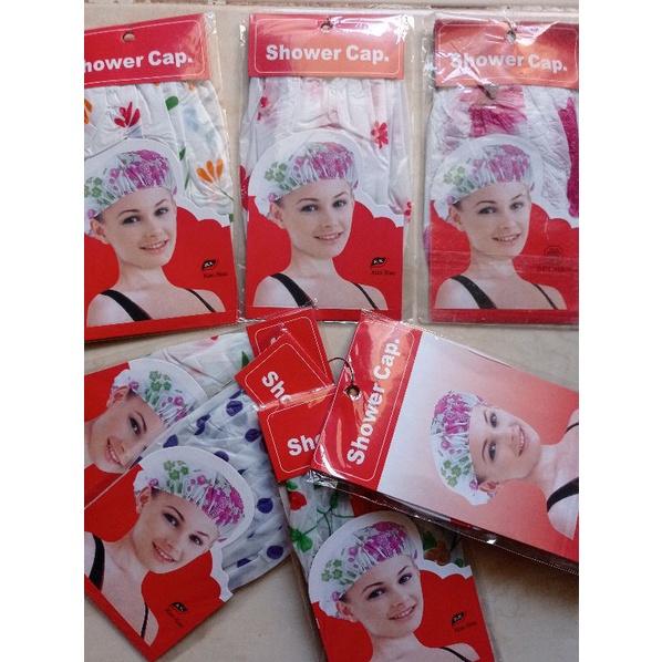 SHOWER CAP MURAH PENUTUP KEPALA MANDI