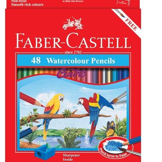 

~ Faber Castell 48 Water Colour Pencil Pensil Warna Cat Air Watercolour Watercolor Water Color Baru !!
