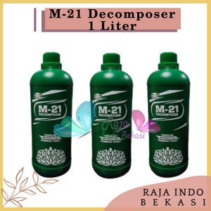 M21 Decomposer 1 Liter Pupuk Pembenah Tanah M-21 Pupuk Tanah - Pupuk Penyubur Tanah -, Mikroba 3X lebih banyak dari Em4