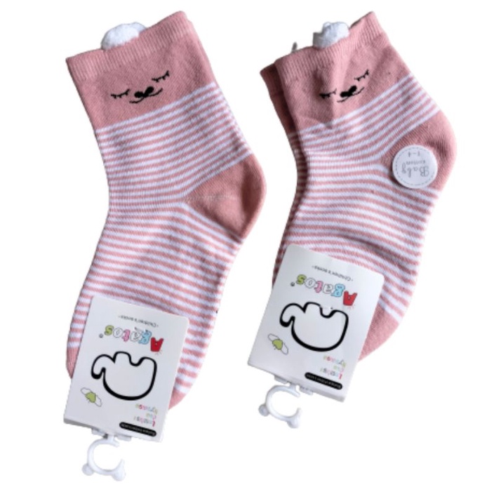 Kaos Kaki Anak 3D Motif Salur ' AGATOS ' untuk anak PAUD - TK