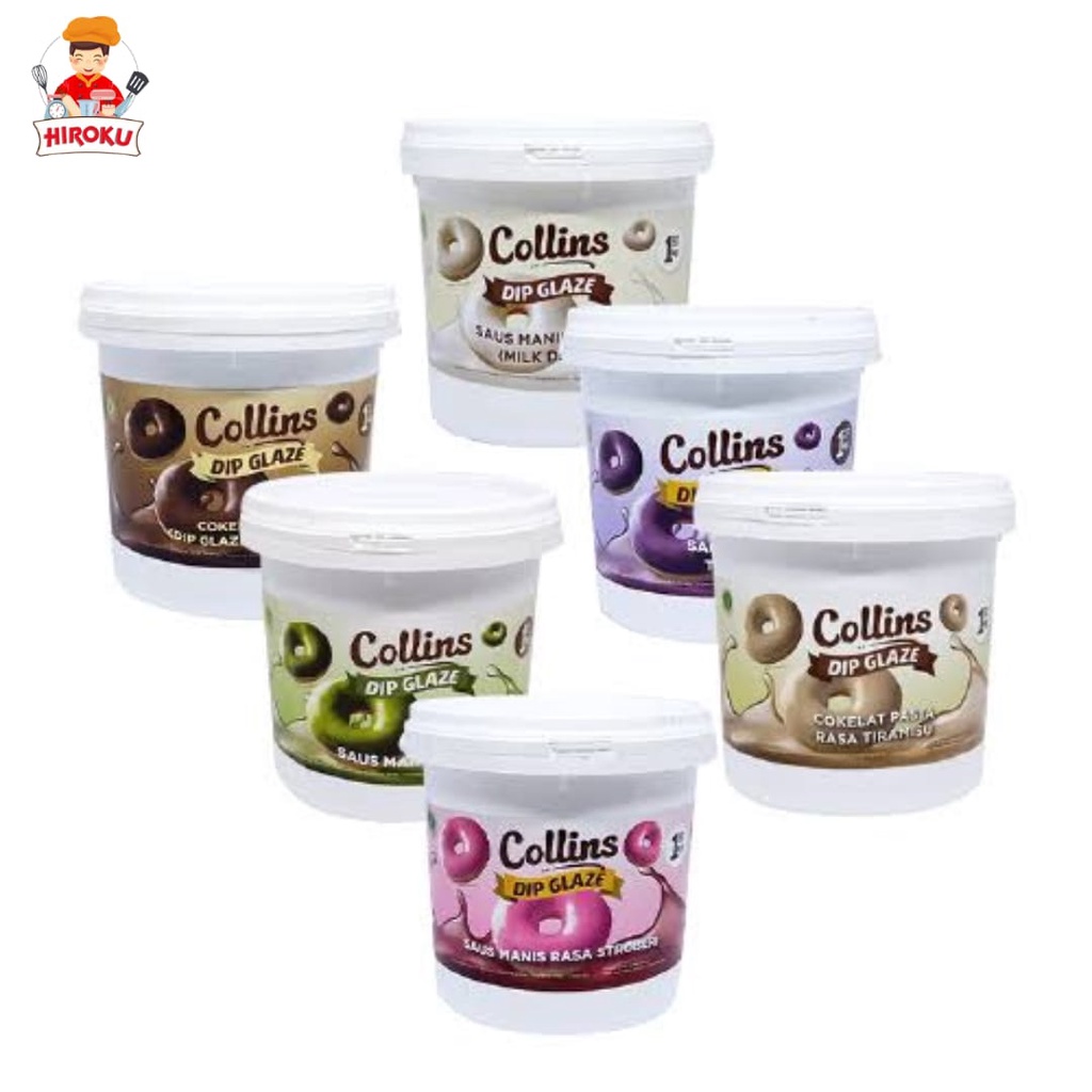 

Collins Dip Glaze Toping Repack 250gram