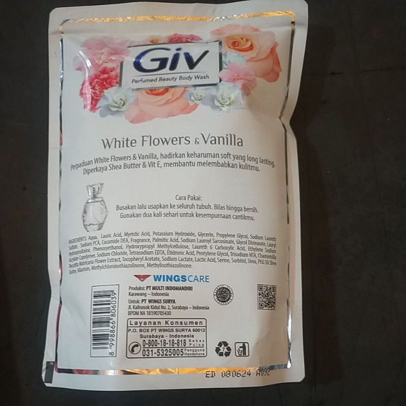 Giv Body Wash Refill 400ml