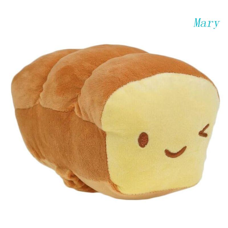 Mary Stuffed Soft Bread Naping Soothing Menemani Perlengkapan Plush Untuk Boneka