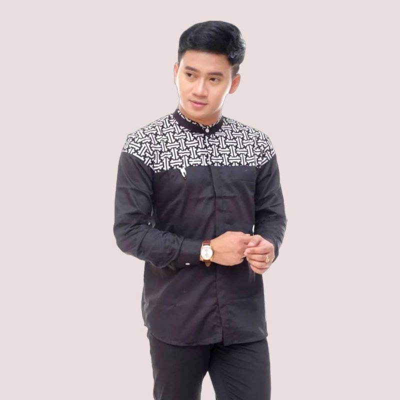 baju koko hadroh koko santri premium seragam hadroh koko hadroh seragam s m l XL az zahir gus azmi