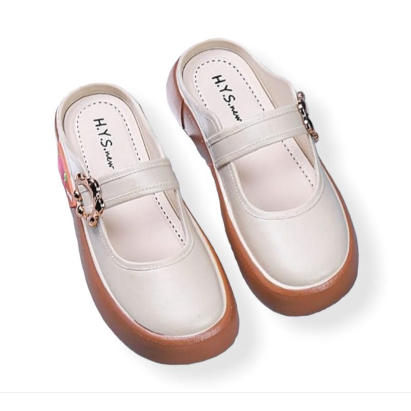 Sandal Wanita Import Sandal selop wanita depan Tertutup Terbaru Sandal Cewek karet 2338 New Nyaman
