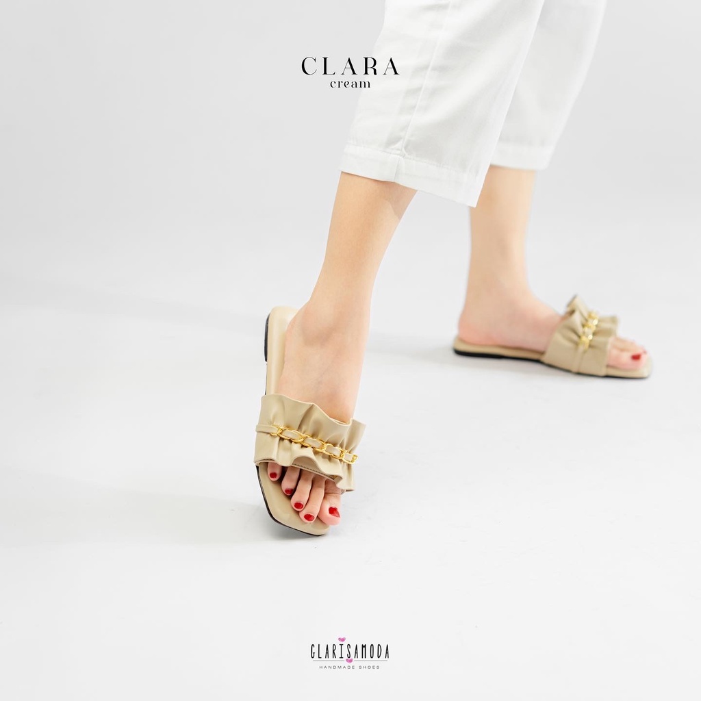 GLARISAMODA Clara Sandal Teplek Wanita Sandal Pantai Nyaman