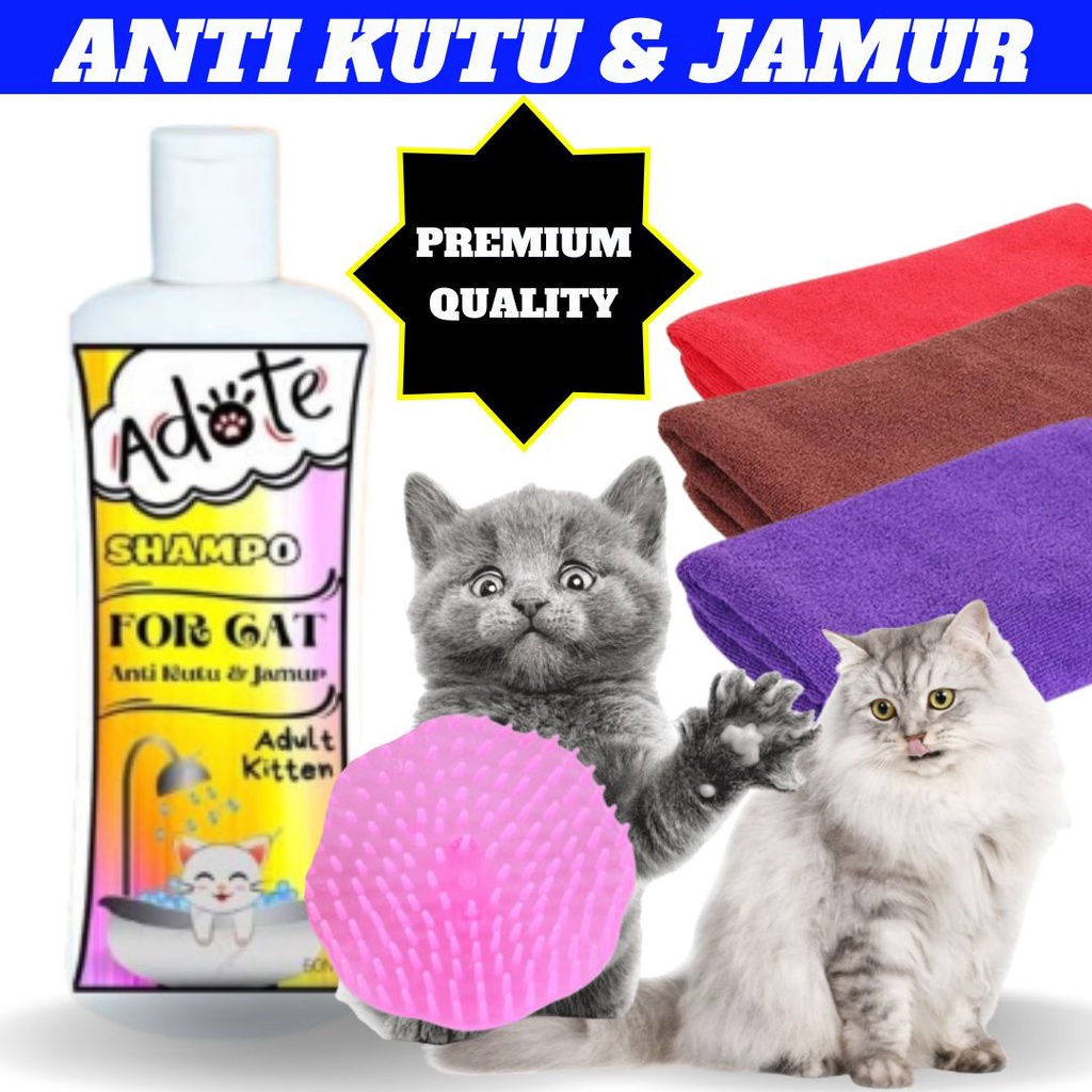 Paket Mandi Untuk Hewan Kesayangan Anda Kucing FEFARM