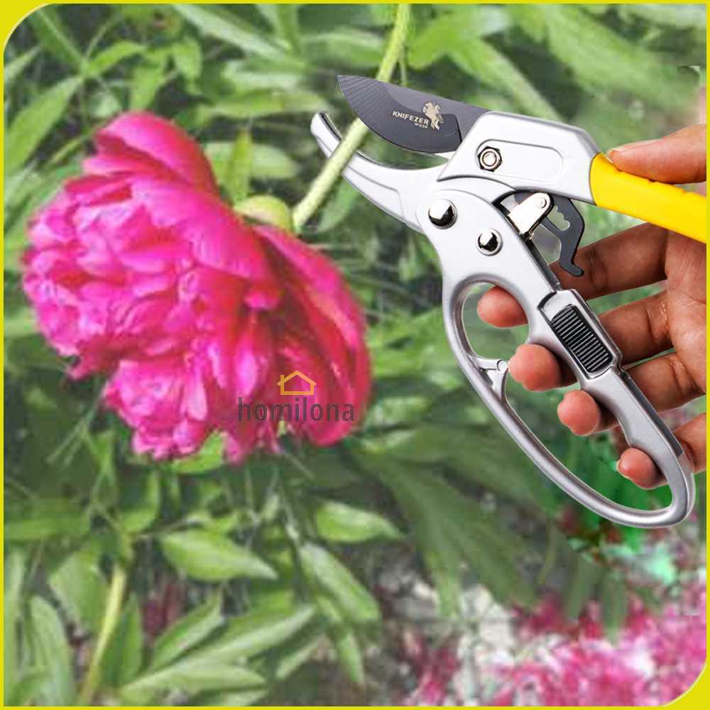 KNIFEZER Gunting Taman Ranting Garden Pruning Shear Scissors - W238