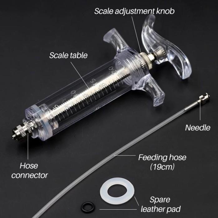 Syringe Spuit Spet Lolohan Mika Turbo Akrilik Anak Burung Tebal 50ml