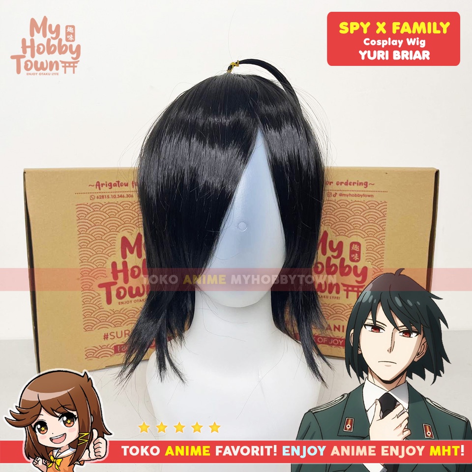 Wig Rambut Palsu Cosplay Anime Spy X Family : Yuri Briar