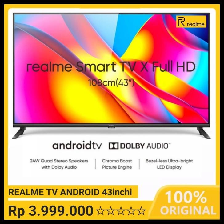 Realme Smart Tv Android 43 Inch Resmi