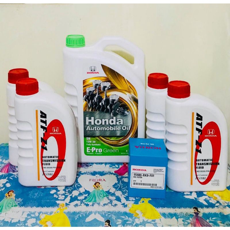Oli mesin honda epro green 10W 30 4L paket oli matic Honda ATF Z1 @4Liter