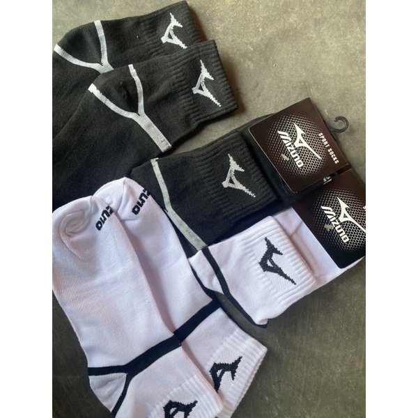 Kaos Kaki Sport Mizuno Original Socks Atas Mata Kaki Tebal