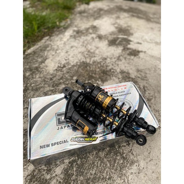 Shock shockbreaker skok model racing boy black series hitam as gold Dbs rcb uk32 & 28