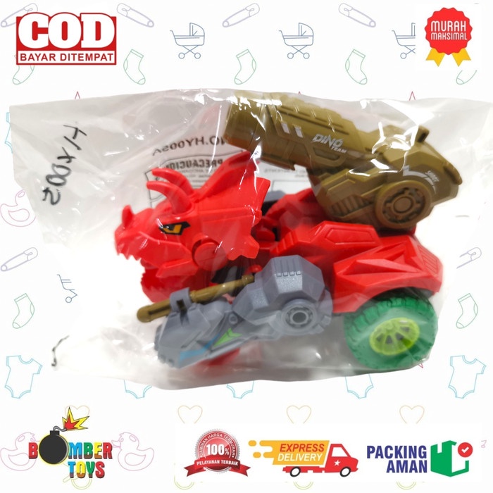 MAINAN ANAK MOBIL DINOSAURUS DIY SHOOTING BAHAN IMPORT KUALITAS KADO