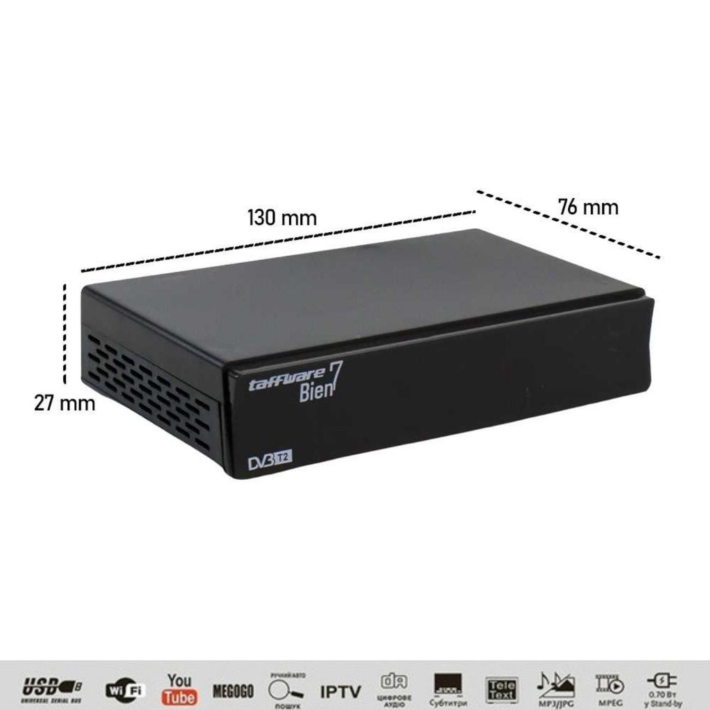Set Top Box DVB T2 Receiver Siaran TV Digital 1080P Full HD Kualitas Jernih Digital Satellite TV Tuner