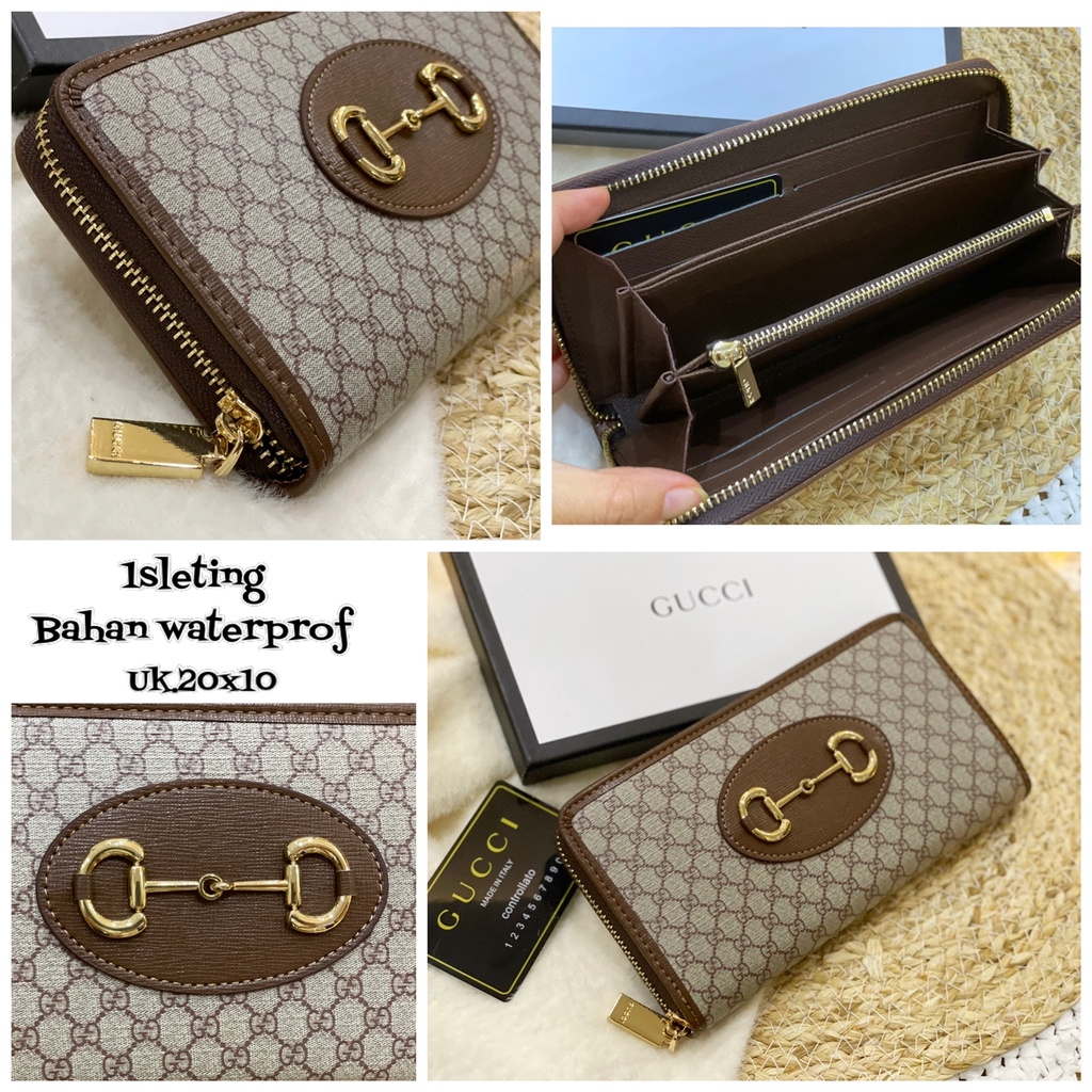 Dompet panjang 1 sleting wanita import Free box 668