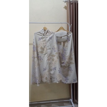 MUKENA DEWASA MEWAH MAXMARA LUXURY MOTIF LASER CUT