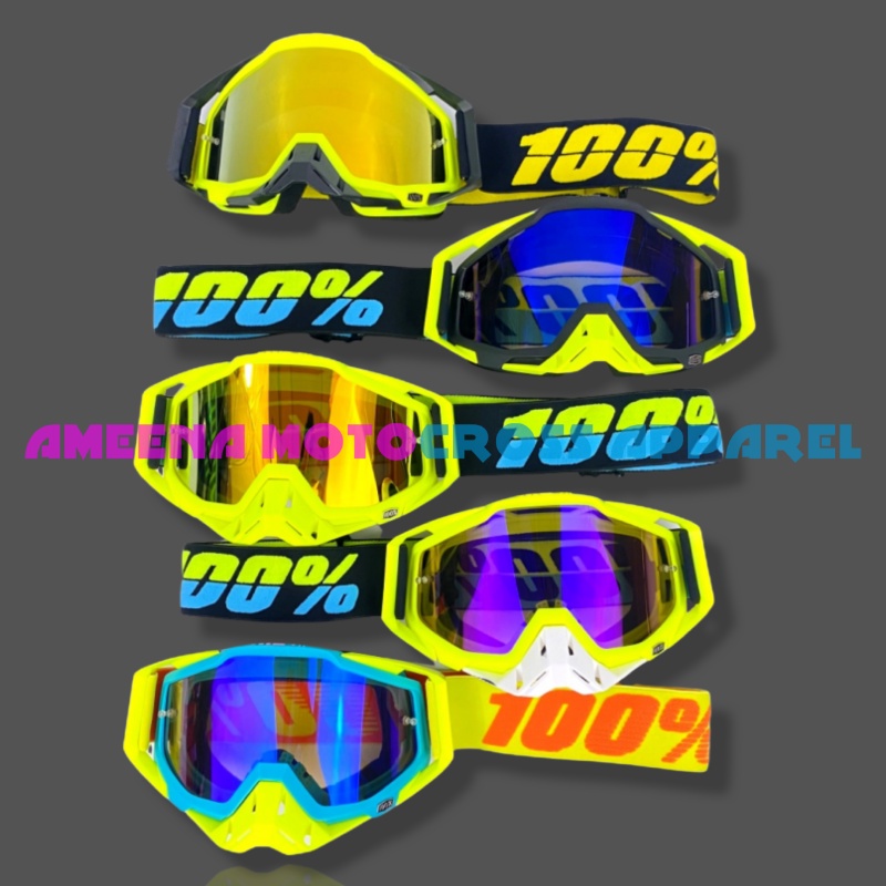 Google 100 Percent - Kacamata Motor - Google Motocross - Google MX Trail - Google Rainbow - M2