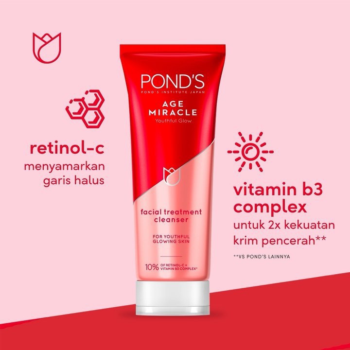 Pond's Age Miracle Facial Foam 100g