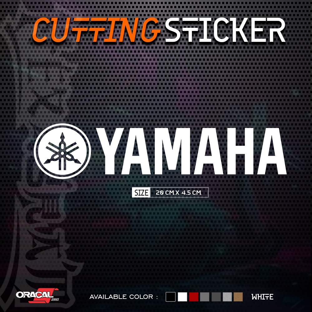 Cutting Sticker YAMAHA Logo Medium  | Stiker Cutting  Logo YAMAHA | YAMAHA
