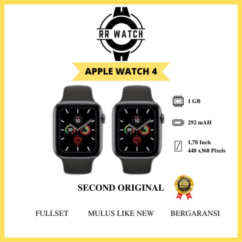 Harga apple watch hot sale series 4 second