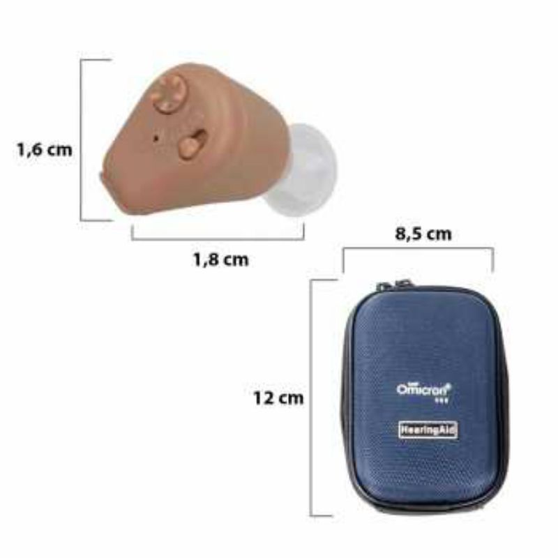 Alat Bantu Dengar Telinga Orang Tua Original Jernih In Ear Hearing Aid Taffomicron