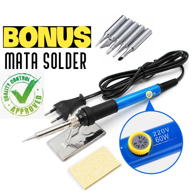 Solder Listrik / Solder Iron Adjustable Fast Heating