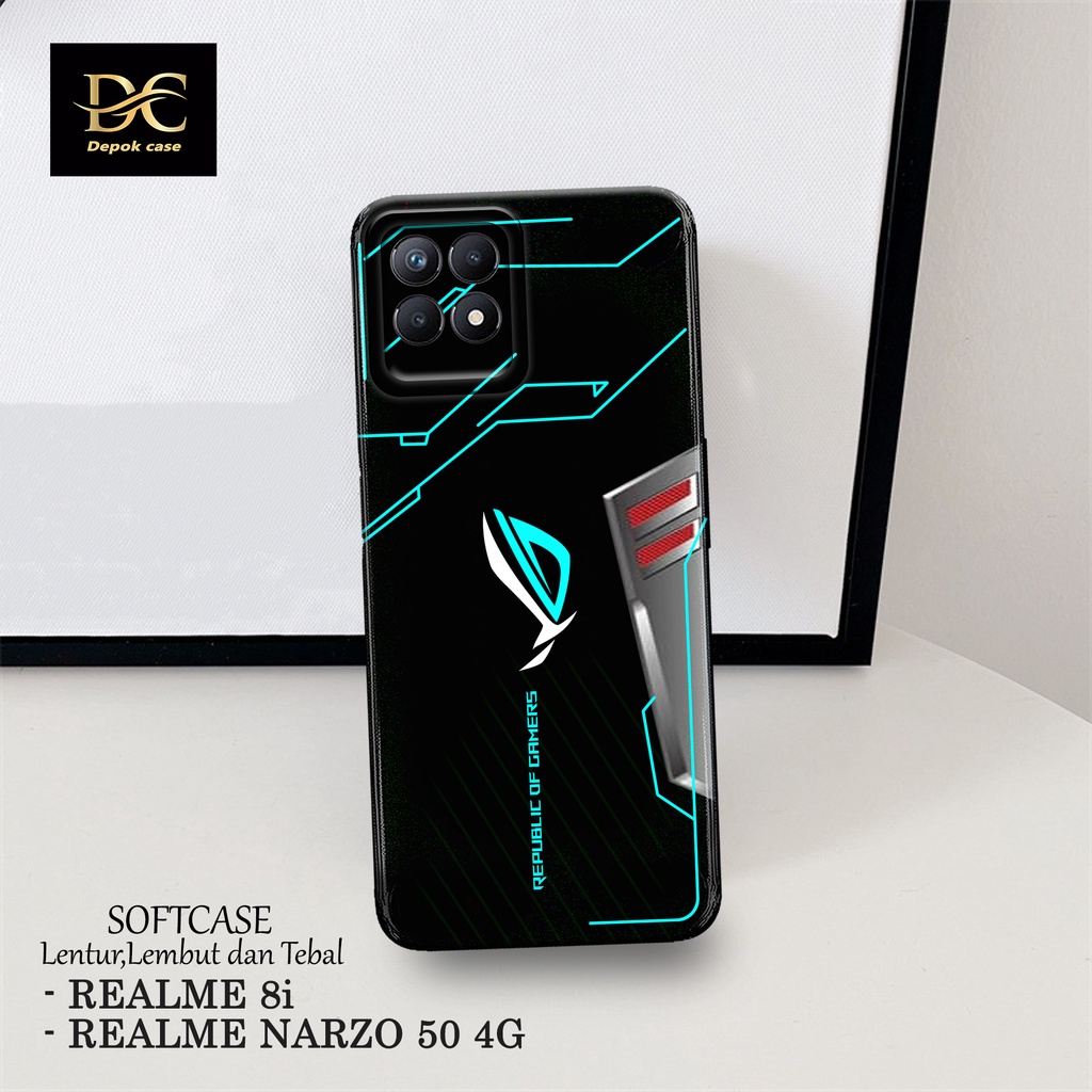 Case Hp Realme 8i / Realme Narzo 50 4G Terbaru - Fashion Case GAMING - Casing Hp Realme Narzo 50 4G 