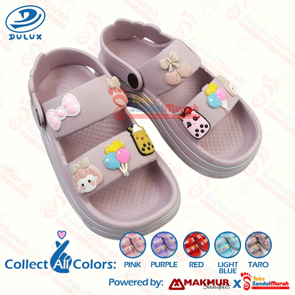 Toko Sendal Murah - Sandal FUJI Slop Anak Perempuan  Uk 30 - 35 / Sandal Anak Fashion Slop Tinggi / Sandal Anak Nyaman Santai/ Sandal Anak Slop Ringan / Sandal Slop EVA Anak [ Toko Sendal Murah  M 808 C ]