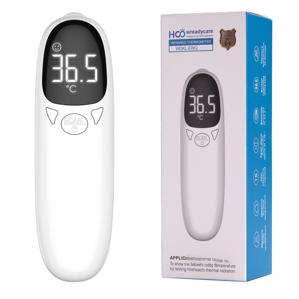 Jual Termometer Infrared Non Contact Digital Suhu Badan Tubuh Thermometer Infrared Merah Tangan 1000