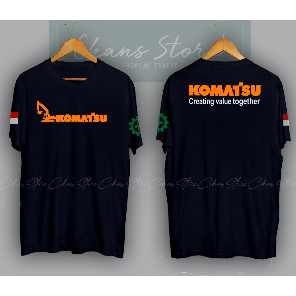 Kaos Komatsu Alat Berat Excavator Tambang Bego