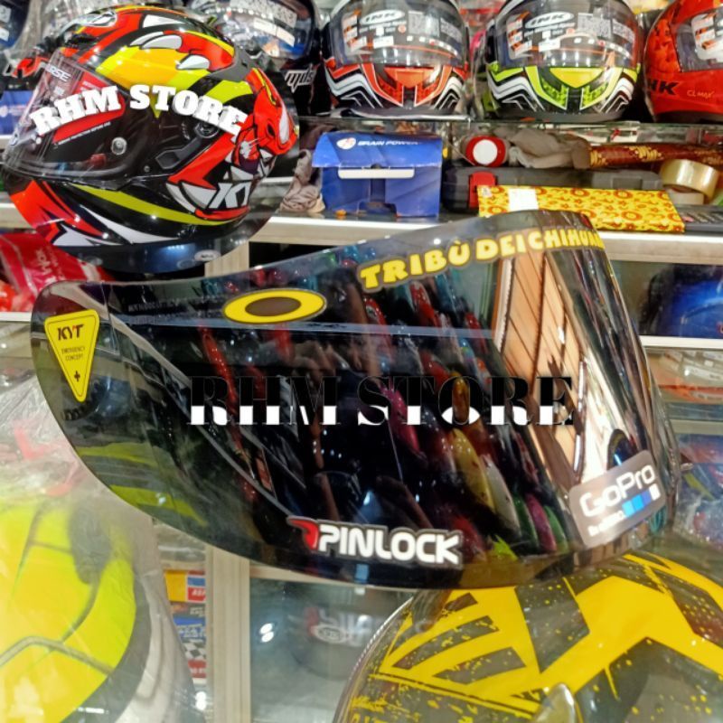 KACA HELM FLAT Visor Ini Cocok Untuk Helm KYT R10/KYT RC SEVEN/KYT K2 RIDER/ KYT V2R/ KYT VERON/MDS VIKTORY.