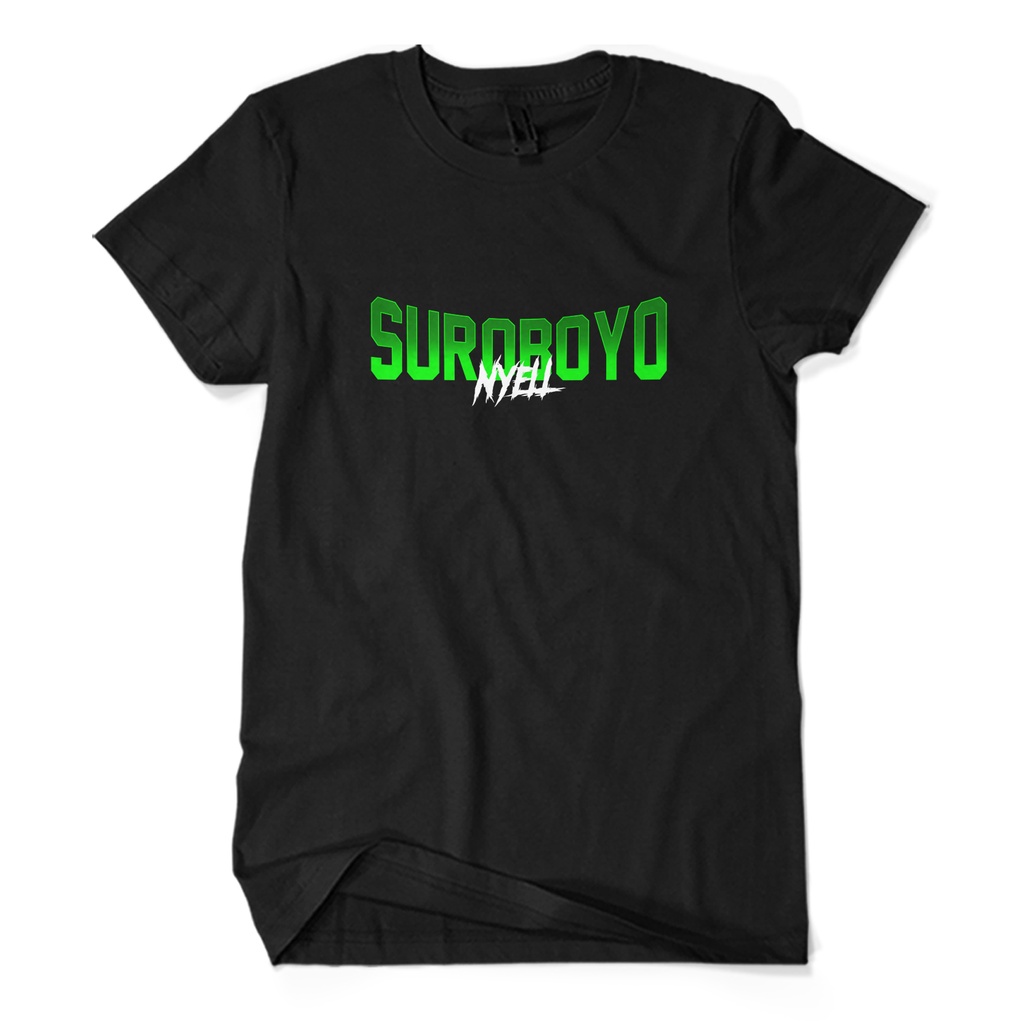 Baju Kaos Pria SUROBOYO NYELL Persebaya Surabaya Suporter KAOS KAGE