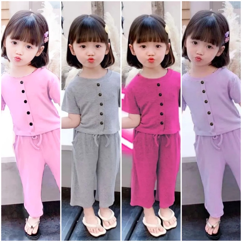 Setelan Anak Kekinian Set Baju Anak Perempuan