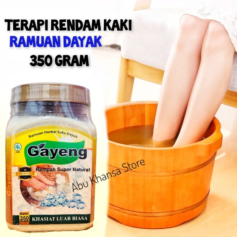 Gayeng Foot Terapi Ramuan Dayak Therapy Rendam Kaki Herbal Foot Soak 350Gram