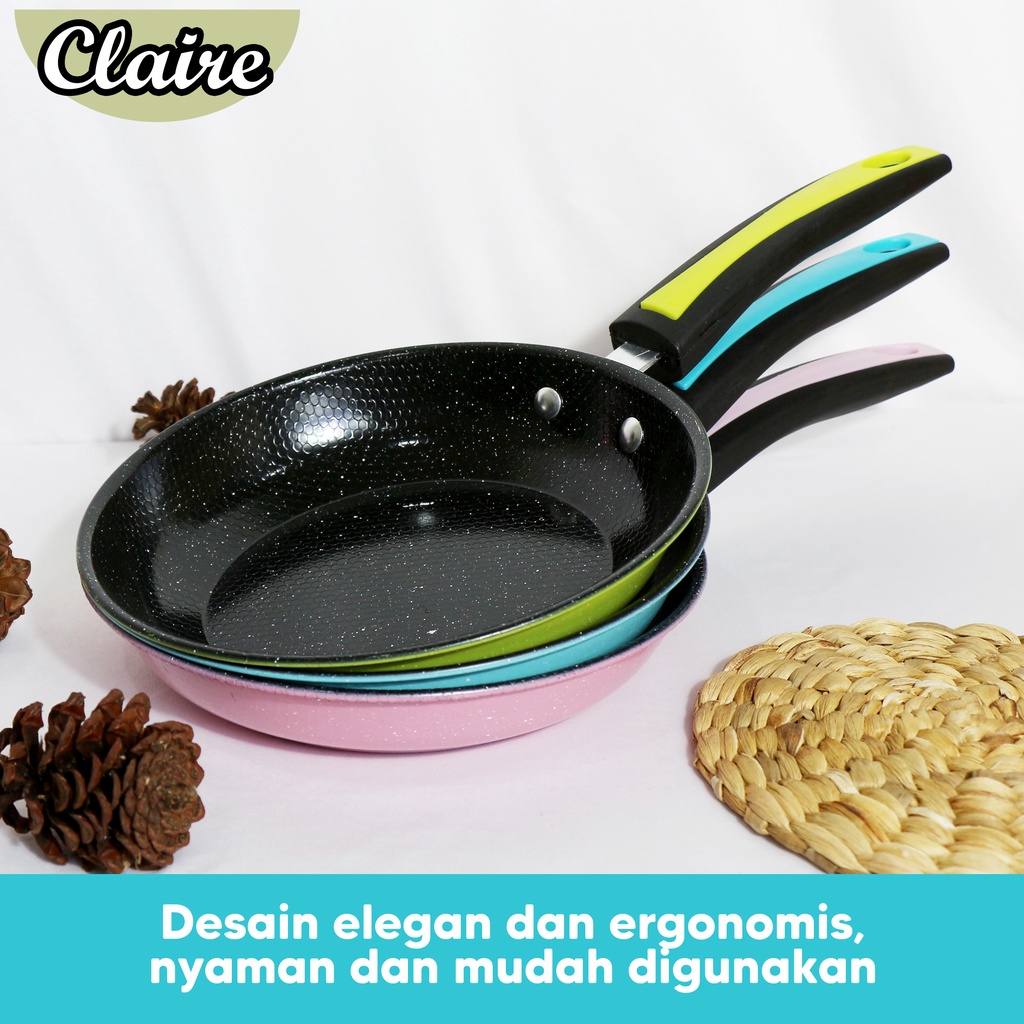 FRYPAN UKURAN 22CM / FRYPAN ANTI LENGKET / FRYPAN WARNA