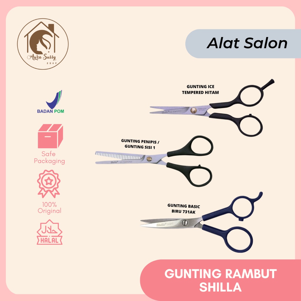 GUNTING RAMBUT SHILLA / GUNTING BASIC / GUNTING PENIPIS