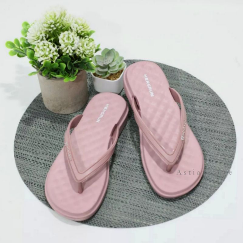 Sandal Jepit Wanita Kekinian Karet Jelly