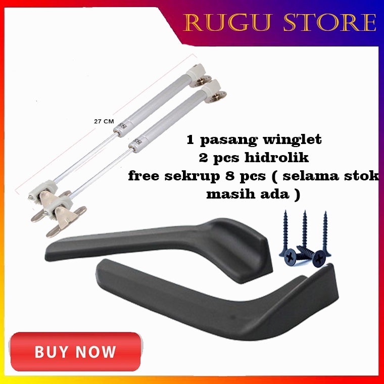 Winglet Mobil - Winglet Bumper Mobil - Lips Difusser Bemper Depan Mobil & Truk