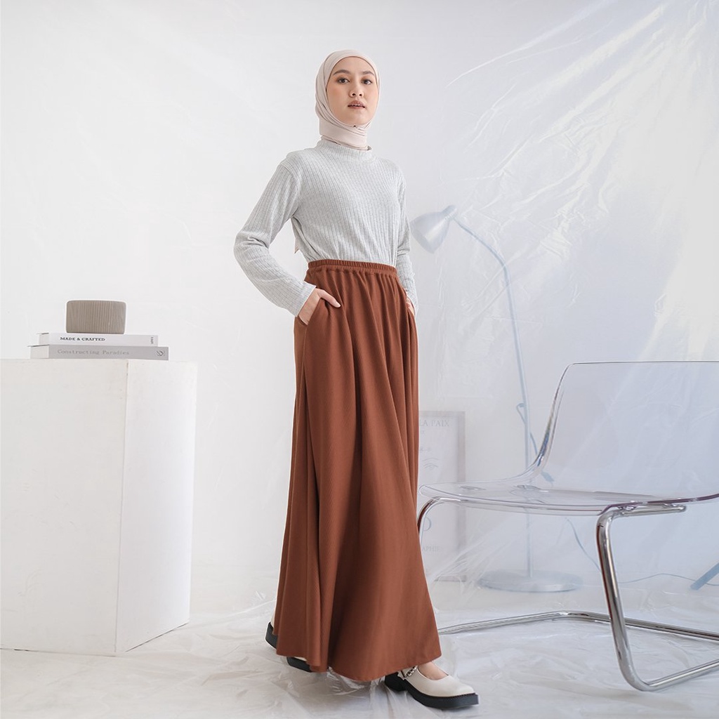 Vafe Skirt by Rokgaliya | rok lebar | rok waffle | rok daily