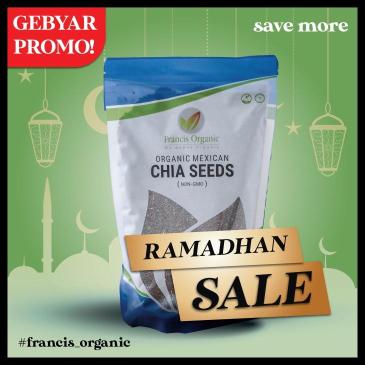 

ORGANIC CHIA SEEDS 500GRAMS (FRANCIS ORGANIC) KODE 696