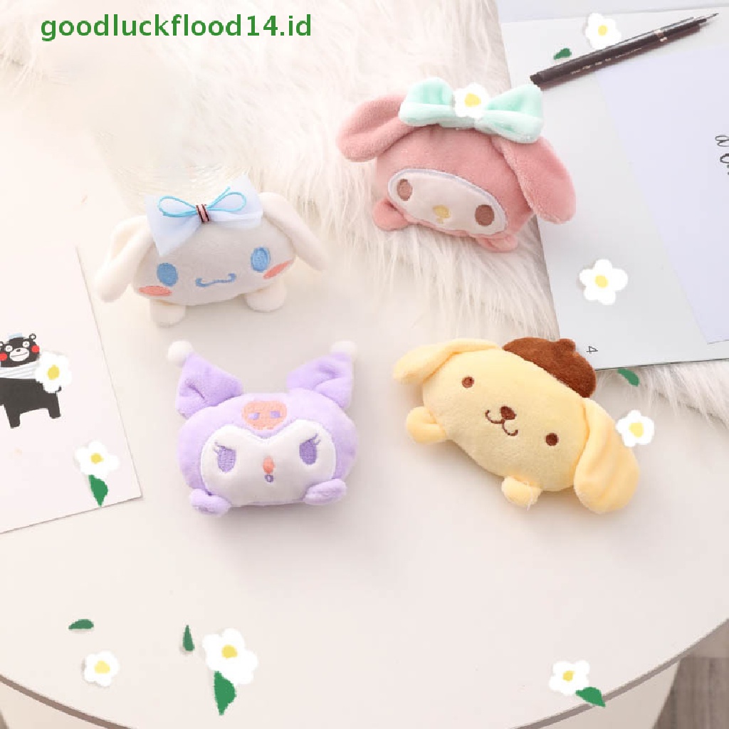 [GOOGFOUR] Lucu Sanrio Kartun Boneka Mainan Bros Mewah Bentuk Lucu Lembut Lencana Aksesoris Dekorasi Rumah Kartun Tas Pin Ransel Liontin Dekorasi Hadiah [TOP]